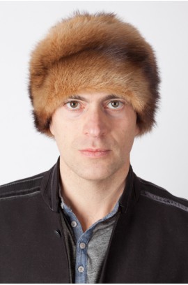 Polecat fur hat